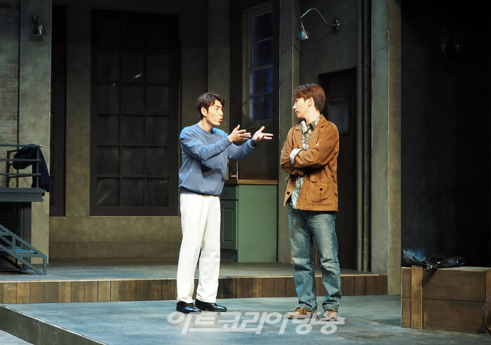 연극 '3일간의 비' 프레스콜(워커 역 김바다, 핍 역 김찬호) 2023.08.08 사진 ⓒ아트코리아방송 이용선 기자