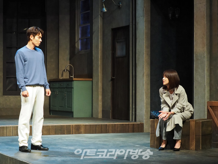 연극 '3일간의 비' 프레스콜(낸 역 류현경, 핍 역 김찬호) 2023.08.08 사진 ⓒ아트코리아방송 이용선 기자