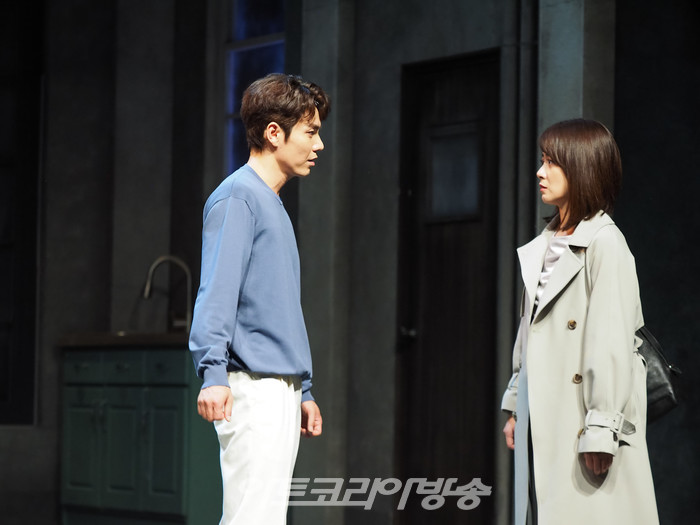 연극 '3일간의 비' 프레스콜(낸 역 류현경, 핍 역 김찬호) 2023.08.08 사진 ⓒ아트코리아방송 이용선 기자