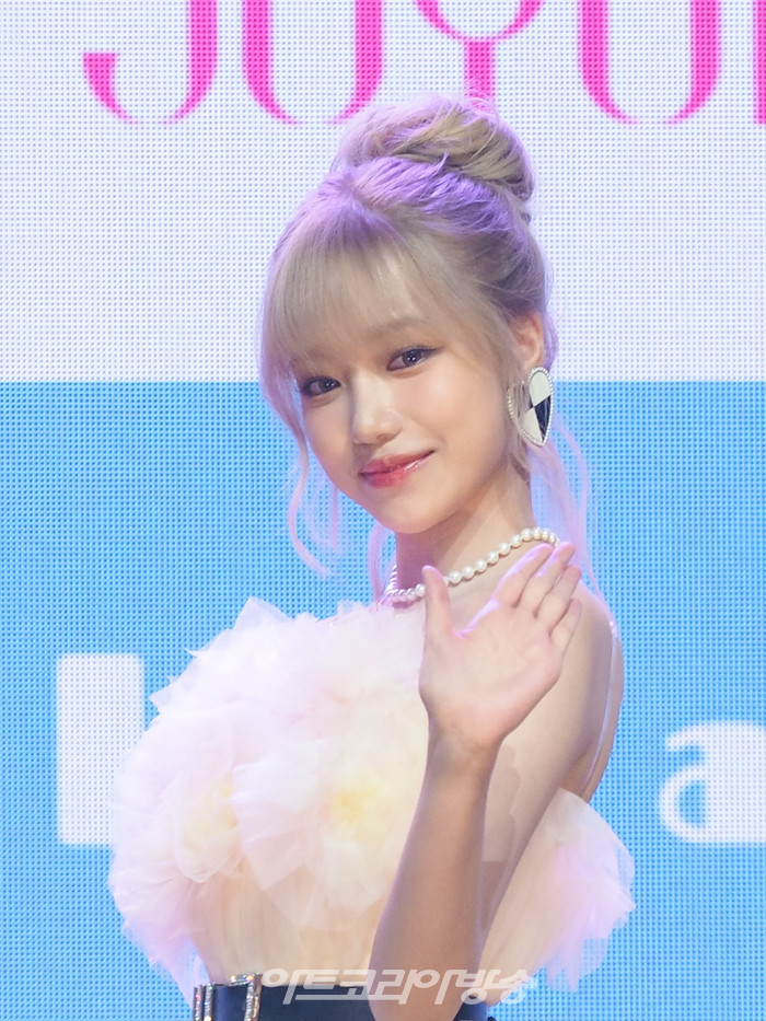 조유리 두 번째 미니 앨범 '러브 올'(LOVE ALL) 발매 기념 쇼케이스. 2023.08.09 사진 ⓒ아트코리아방송 이용선 기자