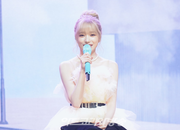 조유리 두 번째 미니 앨범 '러브 올'(LOVE ALL) 발매 기념 쇼케이스. 2023.08.09 사진 ⓒ아트코리아방송 이용선 기자