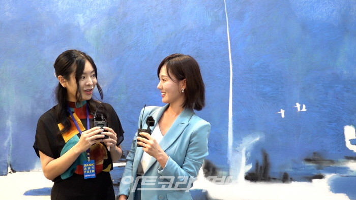 2023 뱅크아트페어 '갤러리 몸' 왕열작가 전시 '손비야 대표' 인터뷰