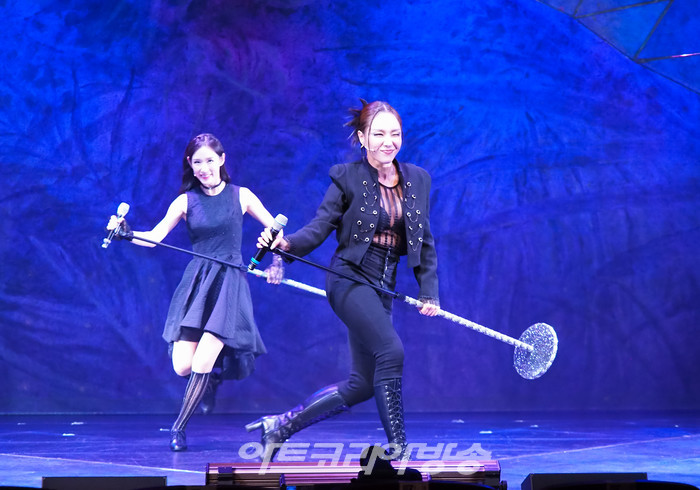 뮤지컬 '프리다' 프레스콜(데스티노 역 임정희, 메모리아 역 최서연). 2023.08.10 사진 ⓒ아트코리아방송 이용선 기자