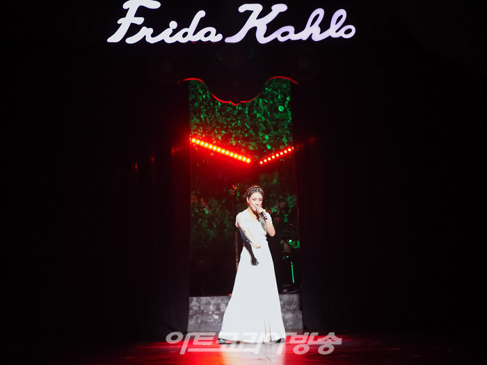 뮤지컬 '프리다' 프레스콜(프리다 칼로 역 김소향). 2023.08.10 사진 ⓒ아트코리아방송 이용선 기자