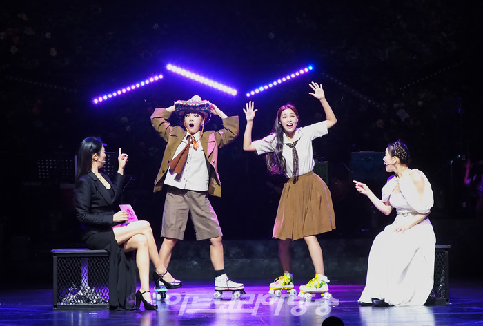 뮤지컬 '프리다' 프레스콜(프리다 칼로 역 김소향, 레플레하 역 리사, 데스티노 역 임정희, 메모리아 역 황우림). 2023.08.10 사진 ⓒ아트코리아방송 이용선 기자