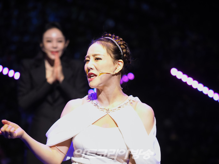 뮤지컬 '프리다' 프레스콜(프리다 칼로 역 김소향, 레플레하 역 리사). 2023.08.10 사진 ⓒ아트코리아방송 이용선 기자