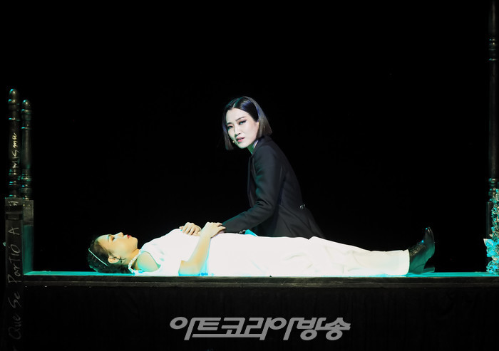 뮤지컬 '프리다' 프레스콜(프리다 칼로 역 알리, 데스티노 역 니아름솔). 2023.08.10 사진 ⓒ아트코리아방송 이용선 기자