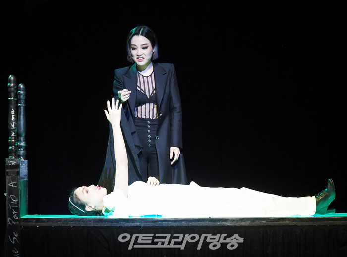 뮤지컬 '프리다' 프레스콜(프리다 칼로 역 알리, 데스티노 역 이아름솔). 2023.08.10 사진 ⓒ아트코리아방송 이용선 기자