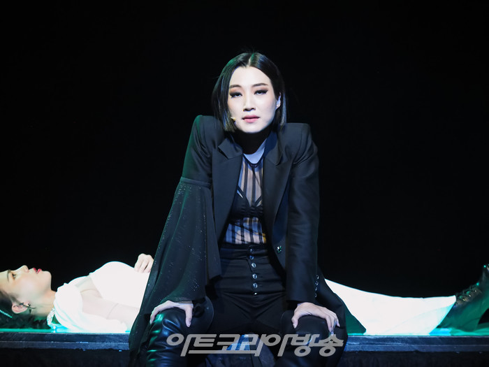 뮤지컬 '프리다' 프레스콜(프리다 칼로 역 알리, 데스티노 역 이아름솔). 2023.08.10 사진 ⓒ아트코리아방송 이용선 기자