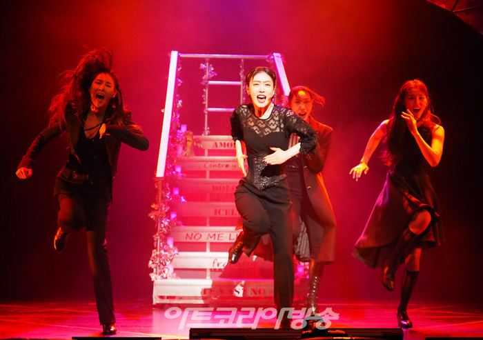 뮤지컬 '프리다' 프레스콜(김히어라, 스테파니, 정영아, 황우림). 2023.08.10 사진 ⓒ아트코리아방송 이용선 기자