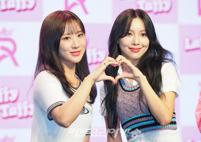 프림로즈 두 번째 미니앨범 '래피 태피'(Laffy Taffy) 발매 기념 쇼케이스(하윤-레이니) 2023.08.18 사진 ⓒ아트코리아방송 이용선 기자