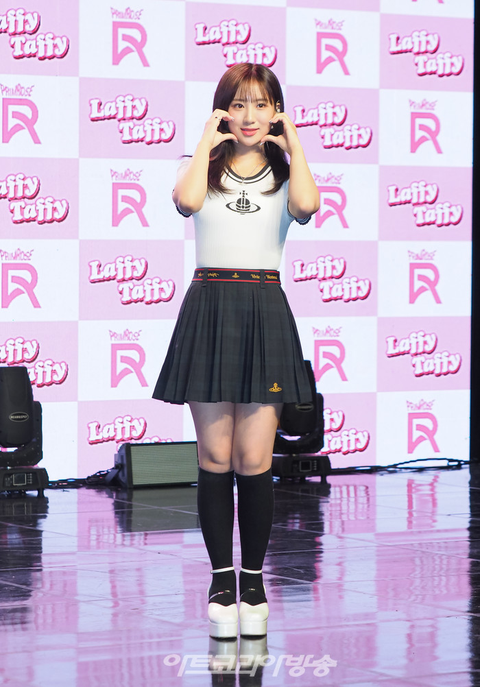 프림로즈 두 번째 미니앨범 '래피 태피'(Laffy Taffy) 발매 기념 쇼케이스(하윤) 2023.08.18 사진 ⓒ아트코리아방송 이용선 기자