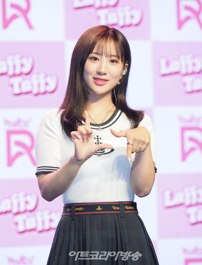 프림로즈 두 번째 미니앨범 '래피 태피'(Laffy Taffy) 발매 기념 쇼케이스(하윤) 2023.08.18 사진 ⓒ아트코리아방송 이용선 기자