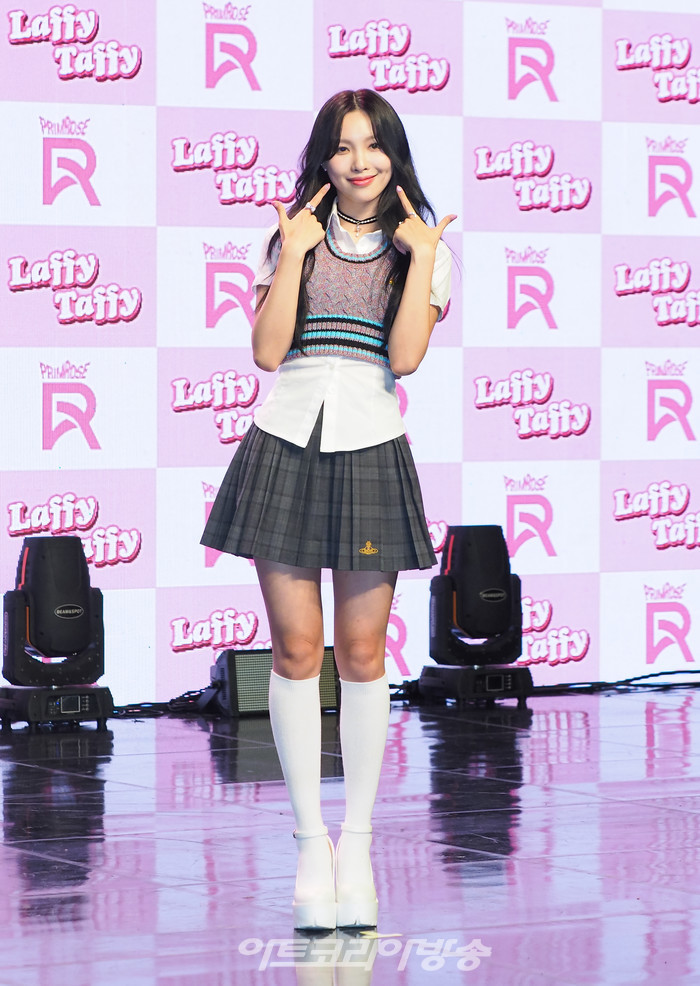 프림로즈 두 번째 미니앨범 '래피 태피'(Laffy Taffy) 발매 기념 쇼케이스(레이니) 2023.08.18 사진 ⓒ아트코리아방송 이용선 기자