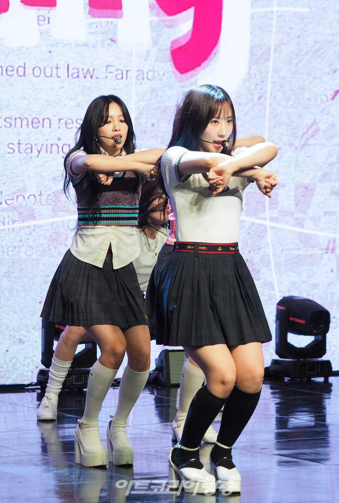 프림로즈 두 번째 미니앨범 '래피 태피'(Laffy Taffy) 발매 기념 쇼케이스(하윤-레이니) 2023.08.18 사진 ⓒ아트코리아방송 이용선 기자