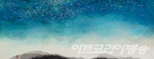 김정수 作 _ The Living Water_pigment print_64.5x162cm_2023