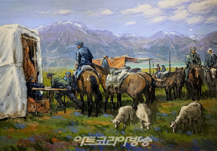 2023 제12회 상미술회 전시작품-이종환-세림호의 장날