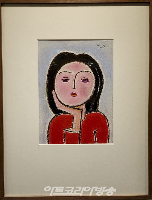 2023 제12회 상미술회 전시작품-최종태-얼굴1