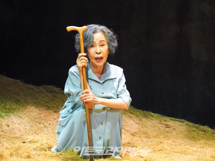 연극 '토카타' 프레스콜(여자 역 손숙) 2023.08.23 사진 ⓒ아트코리아방송 이용선 기자