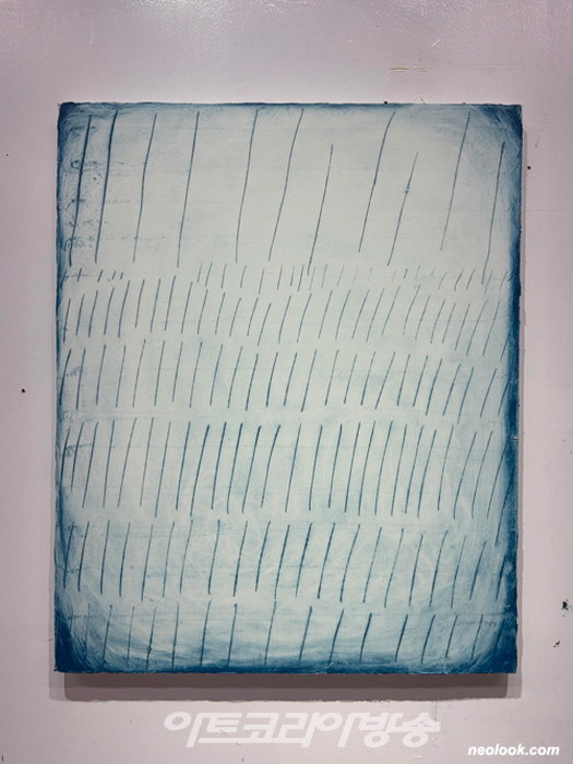 MIYAOKA Toshio 宮岡俊夫_月光-風景_캔버스에 유채_60.6×45.5cm_2023