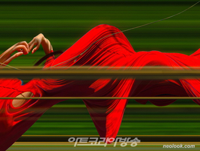 SVAB Tomas シュヴァーブ トム_Pulse Cast in a Thin Line II_70×386cm_2023