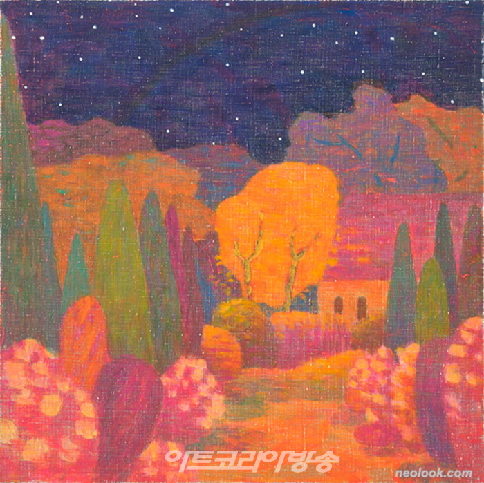 이고운 LEE Gowoon_Mellow Garden_캔버스에 아크릴채색_70×70cm_2022