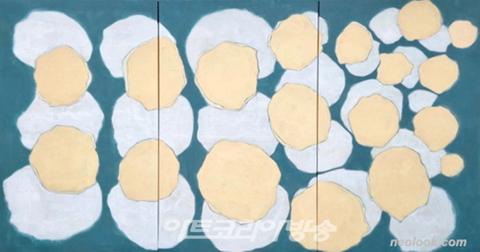 하명복 HA Myungbok_씨뿌리기_캔버스에 아크릴채색_130×240cm_2023