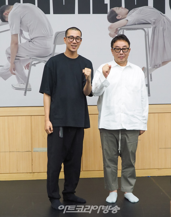 현대무용 '그리멘토'(GRIMENTO)의 연습실 공개 및 기자간담회(김성훈 안무가-정구호 연출) 2023.08.25 사진 ⓒ아트코리아방송 이용선 기자