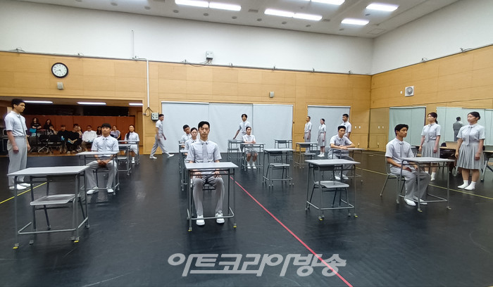 현대무용 '그리멘토'(GRIMENTO)의 연습실 공개 및 기자간담회. 2023.08.25 사진 ⓒ아트코리아방송 이용선 기자