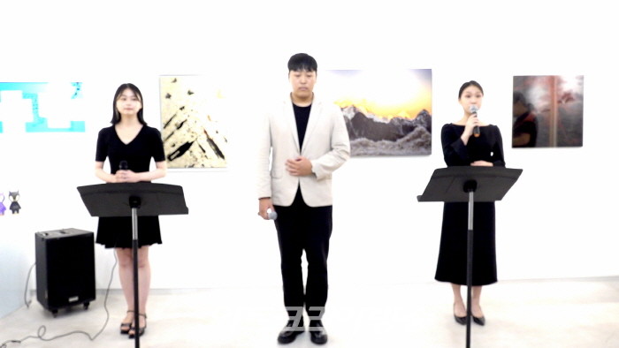 디지털 아트 18인전 개막식