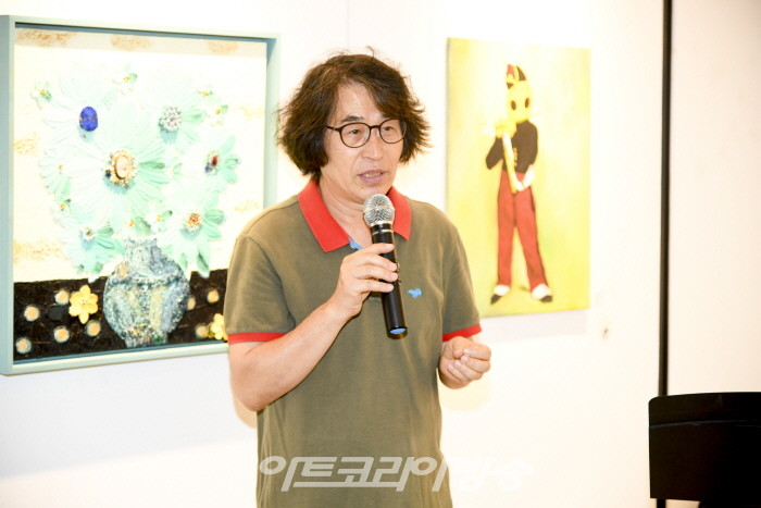 디지털 아트 18인전 개막식