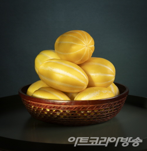 윤은숙 作 _ 부엌도_Episode of Fruits #1-1 참외_41x40cm_pigment print_2023