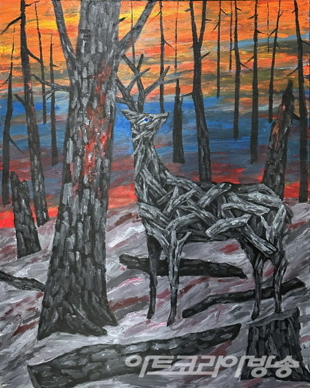 백승기 作_무제_캔버스위에아크릭_100호_2023 · Let’s Forest 2023, 서울