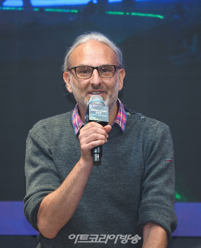 '서울라이트 DDP 2023 가을' 기자간담회를 가졌다. (댄 아셔) 2023.08.31 사진 ⓒ아트코리아방송 이용선 기자