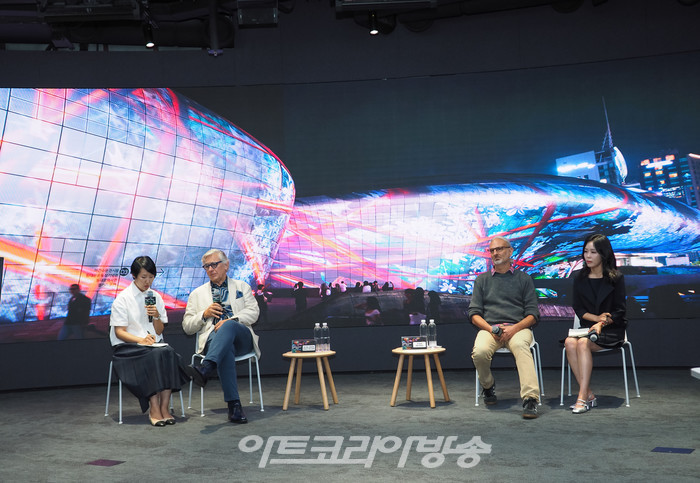 '서울라이트 DDP 2023 가을' 기자간담회를 가졌다. (댄 아셔-미구엘 슈발리에) 2023.08.31 사진 ⓒ아트코리아방송 이용선 기자