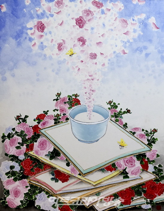 청주 한옥마을, 김충식 한국화갤러리 '김충식 작가 개인전'-향기를 담다