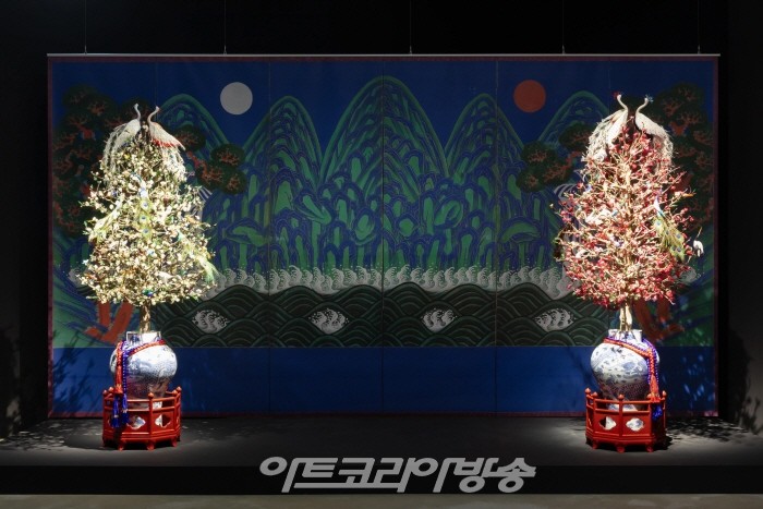 서울공예박물관 '공예 다이얼로그' 특별기획전-채화 황수로 작품사진