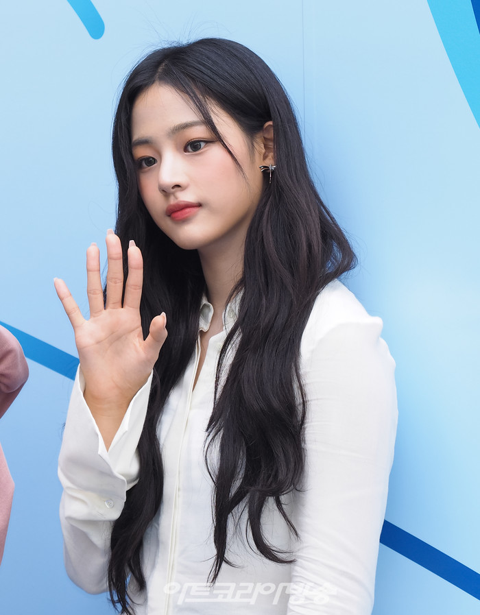 2024 SS 서울패션위크 얼킨 컬렉션 포토월 행사(뉴진스 민지) 2023.09.05 사진 ⓒ아트코리아방송 이용선 기자