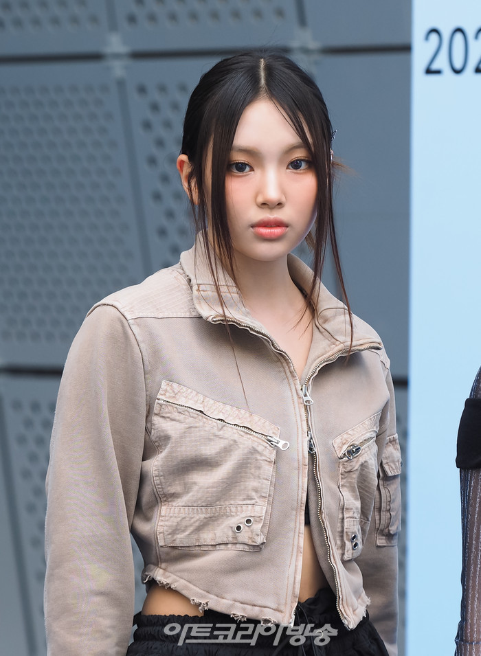 2024 SS 서울패션위크 얼킨 컬렉션 포토월 행사(뉴진스 혜인) 2023.09.05 사진 ⓒ아트코리아방송 이용선 기자