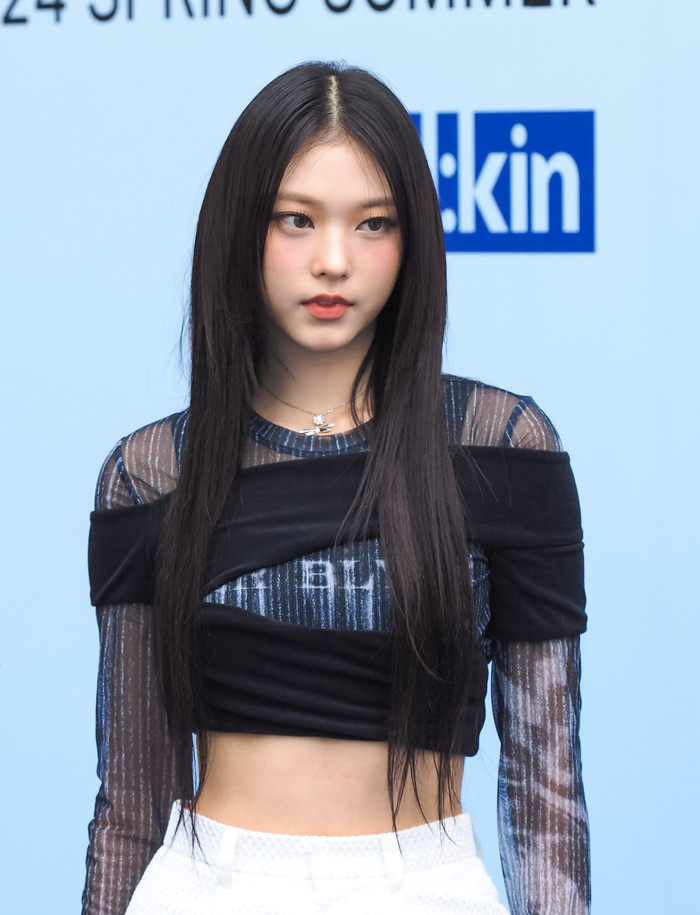 2024 SS 서울패션위크 얼킨 컬렉션 포토월 행사(뉴진스 해린) 2023.09.05 사진 ⓒ아트코리아방송 이용선 기자