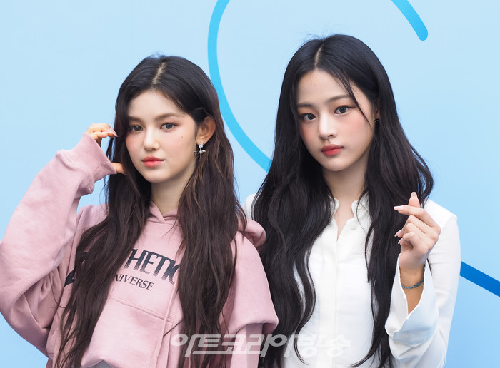 2024 SS 서울패션위크 얼킨 컬렉션 포토월 행사(뉴진스 다니엘-민지) 2023.09.05 사진 ⓒ아트코리아방송 이용선 기자