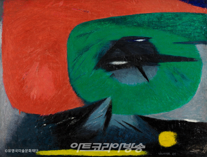 유영국  산  캔버스에 유채  172.5ⅹ227.5cm  1964  국립현대미술관 소장