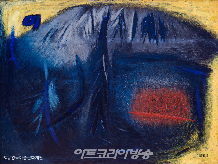 유영국  산(흙)  캔버스에 유채  130.6ⅹ194cm  1959  국립현대미술관 소장