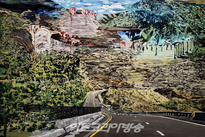 강유진-크레이프 케이크를 곁들인 산