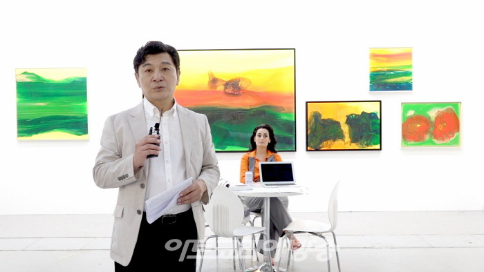아트코리아미술관 이승근 관장 Kiaf SEOUL 2023, ‘현장 스케치 및 즉석 인터뷰’