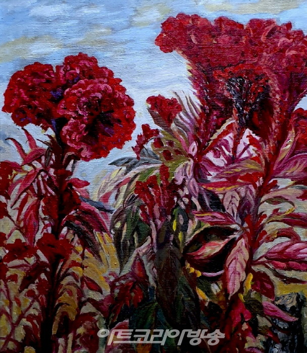 태양아래-oil on canvas