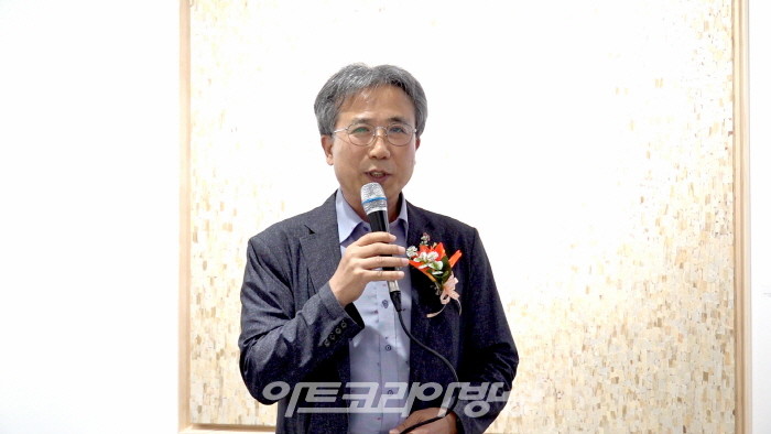 보리아트 이수진 명인 개인전 '우주를 보리'-제주4.3범국민위원회 백경진 이사장 축사