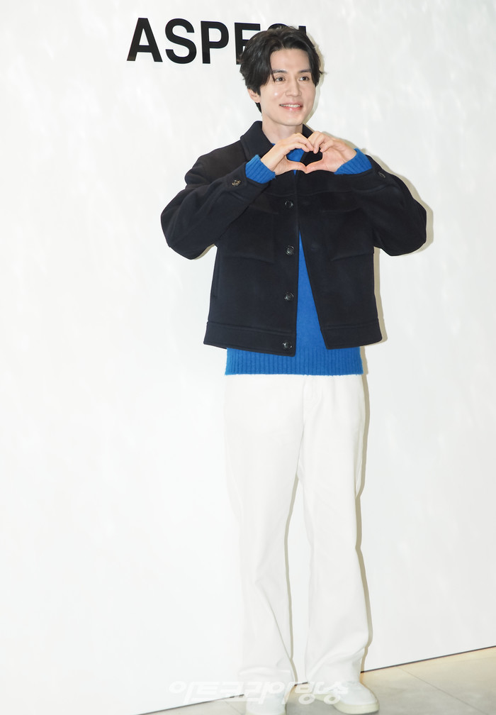 아스페시(ASPESI) 더현대 서울 매장 오픈 기념 포토월 행사. 2023.09.26 사진 ⓒ아트코리아방송 이용선 기자