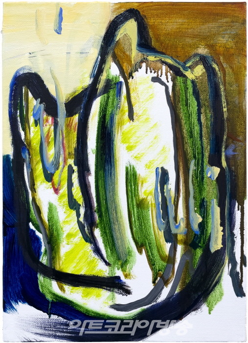 2023 이미지 조각모음 065 Image defragment 2023 065, 2023, Oil on canvas, 33.4 × 24cm