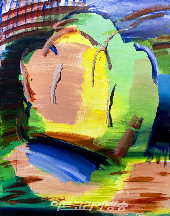 그림 그린 그림 05 Painting painted Painting 05, 2023, Oil on canvas, 162.2 × 130cm